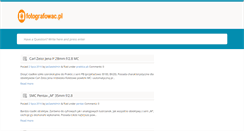 Desktop Screenshot of fotografowac.pl